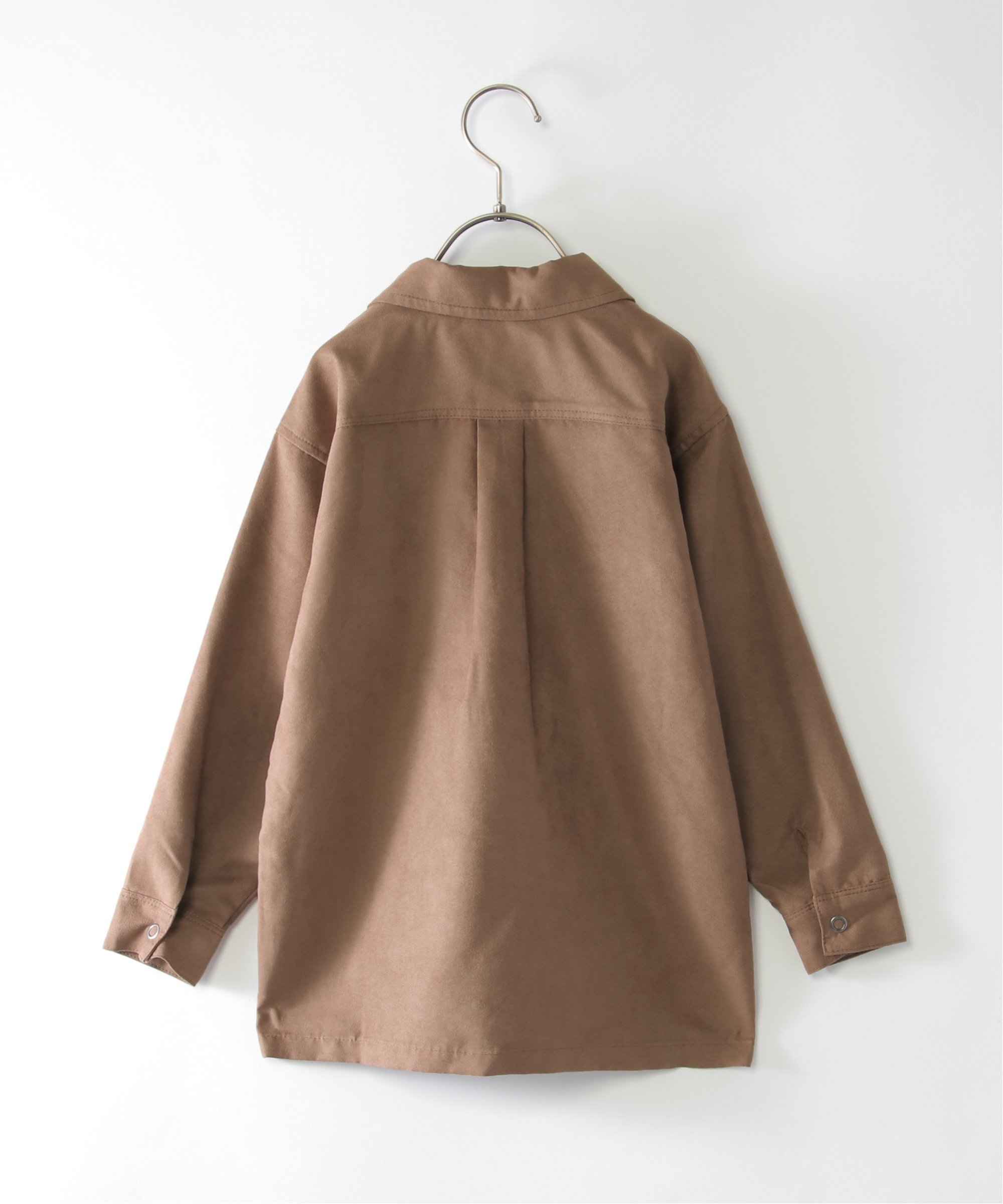 Рубашка Ботинки из искусственной замши (110-160 см) Ikka, brown — фото 3