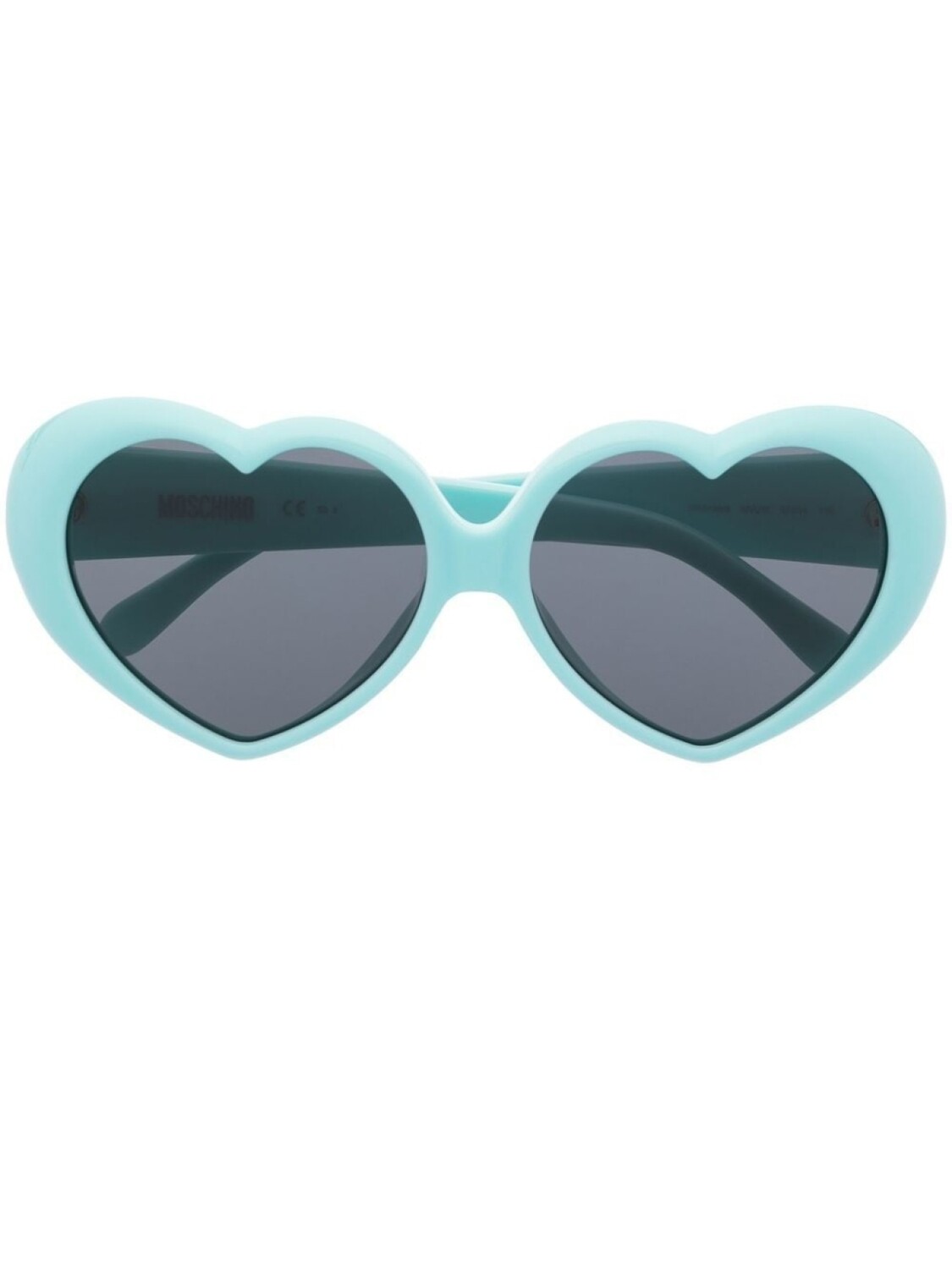 

Moschino Eyewear солнцезащитные очки с оправой в форме сердца, синий