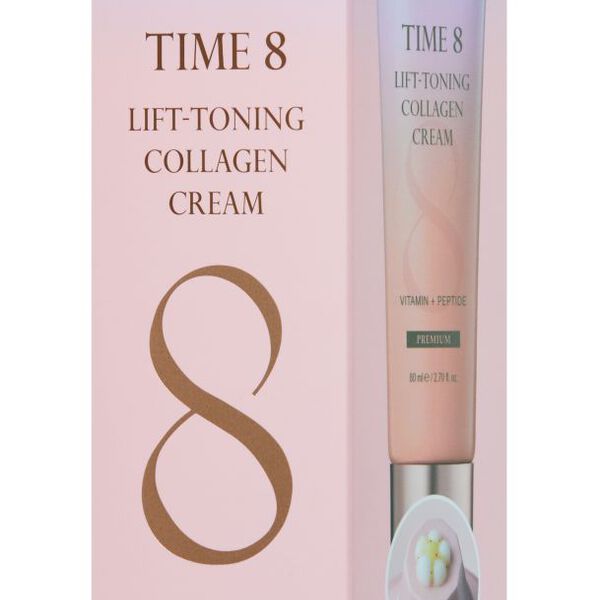 Крем для лица Cliv — Подтягивающий и тонизирующий с коллагеном, Time 8 collagen, 80 мл — фото 4
