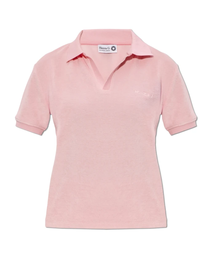 

Поло-Рубашка Terry из хлопка Hunza G, розовый