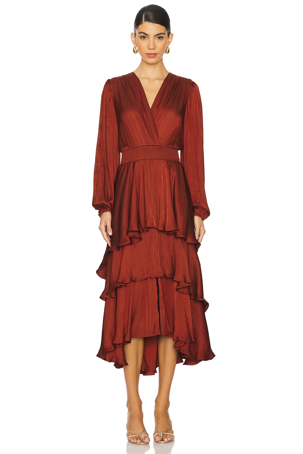 

Платье бей Steve Madden, цвет brick house