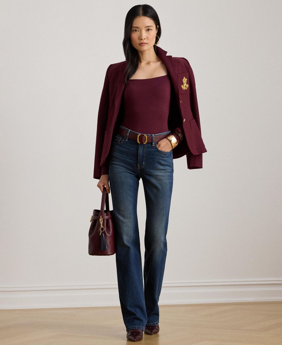 

Женские прямые джинсы с высокой посадкой Lauren Ralph Lauren, Marina Wash