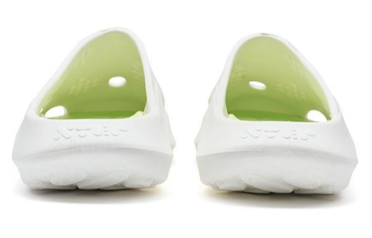 XTEP Закрытые тапочки мужские бело-зеленые, цвет White Green — фото 4
