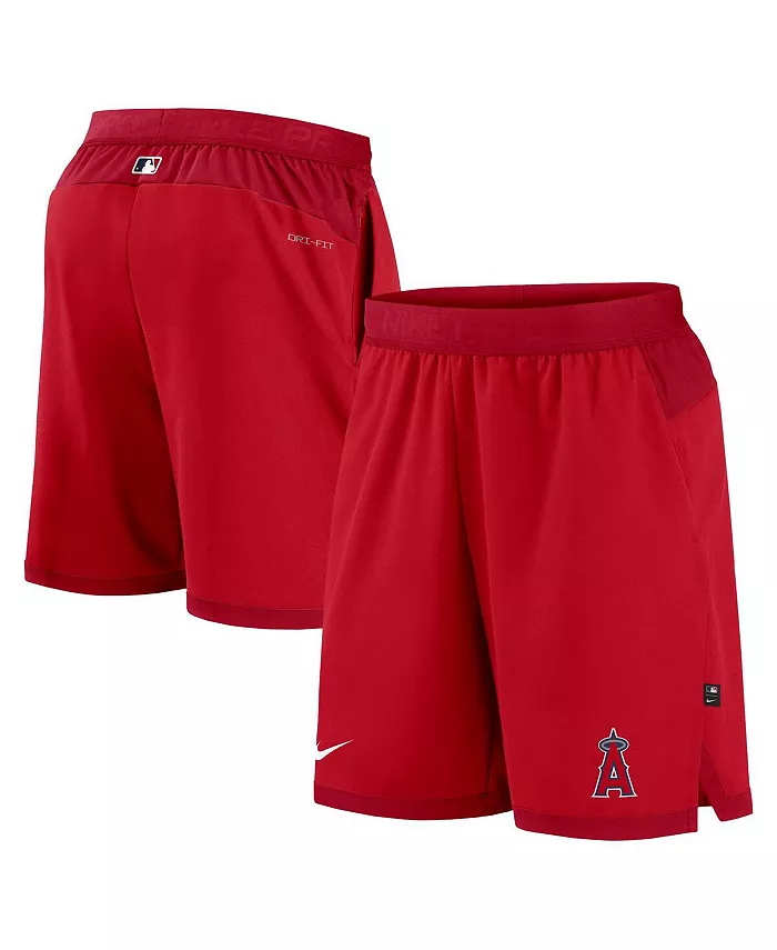 

Мужские шорты для активного отдыха Los Angeles Angels Authentic Collection Flex Vent, красные Nike