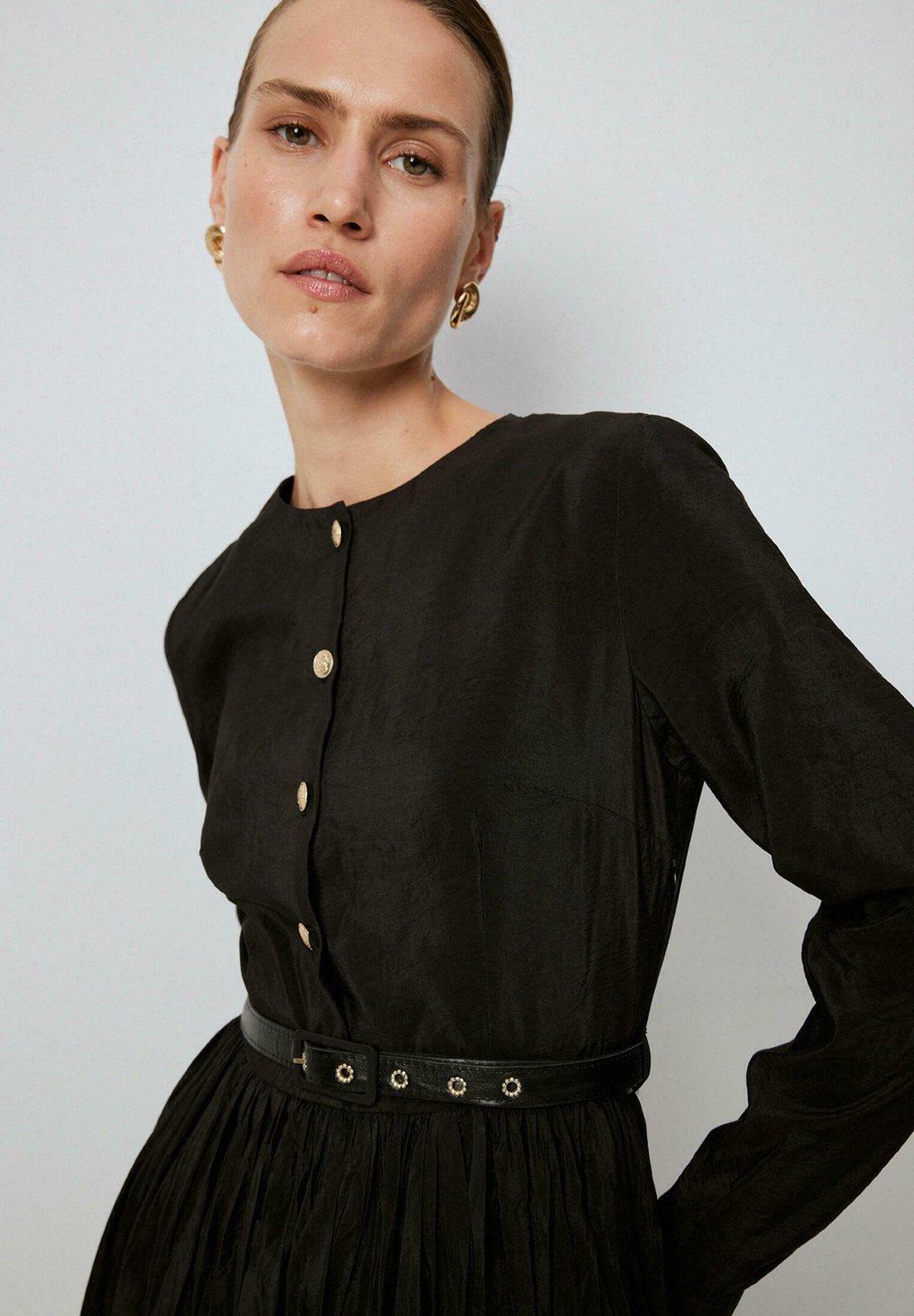 

Платье макси PLEATED CUPRA Touché Privé, черный