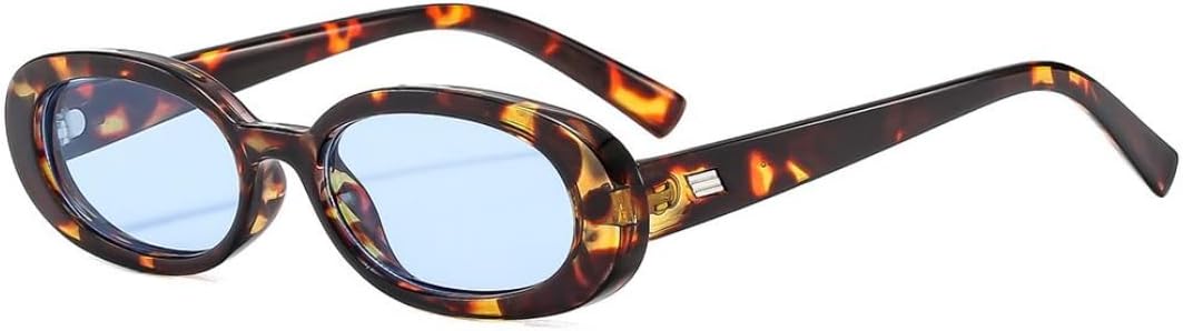 

Классические овальные солнцезащитные очки для женщин и мужчин, с толстой оправой, для вечеринок, хип-хопа, стильные, роскошные, с защитой от УФ-излучения UV400 TVTBBVV, C4