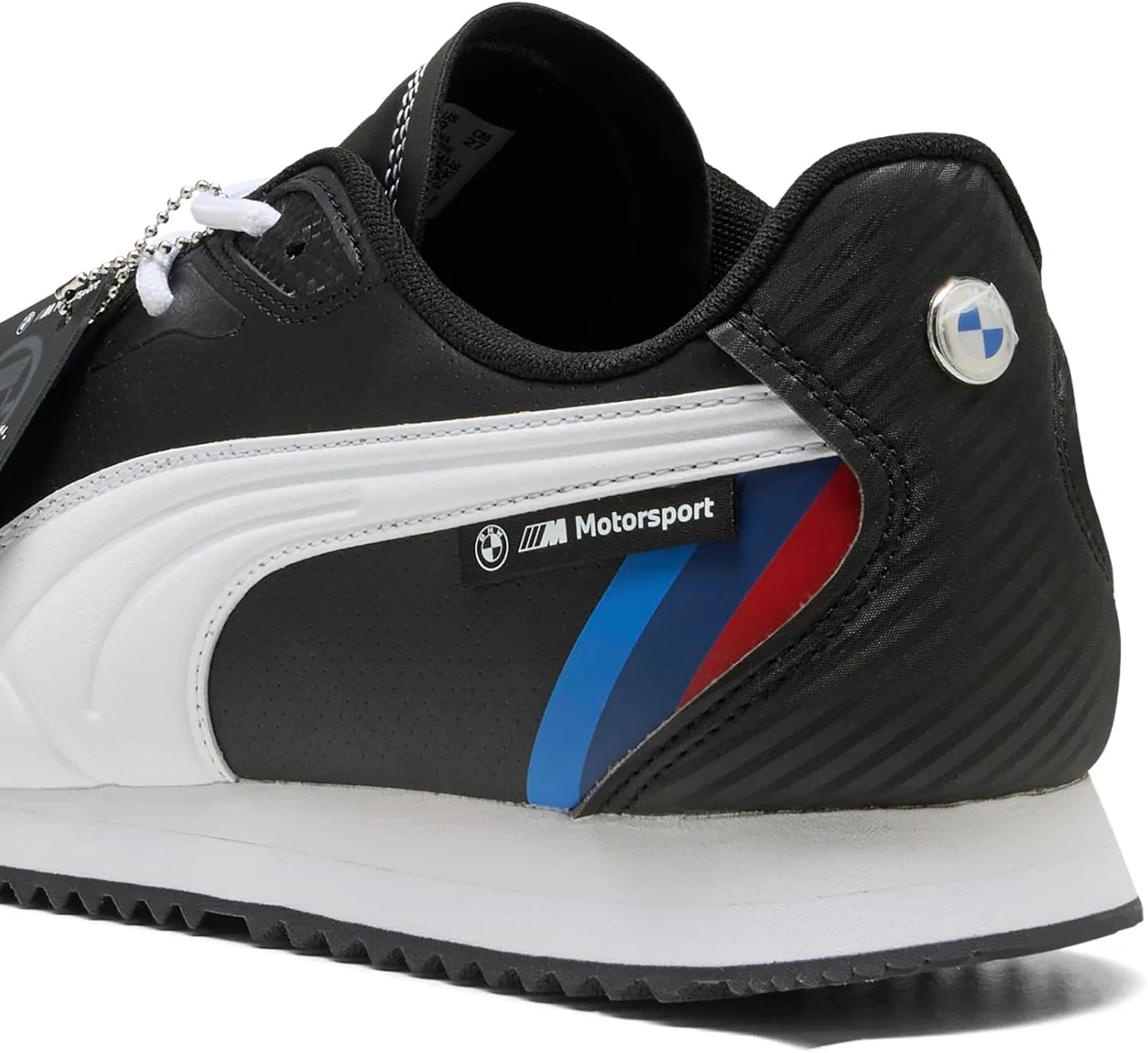 Кроссовки PUMA BMW M Motorsport Roma, черно-белые — фото 3