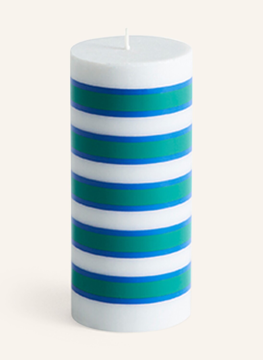 

HAY Kerze COLUMN SMALL, цвет blau/weiss/grün