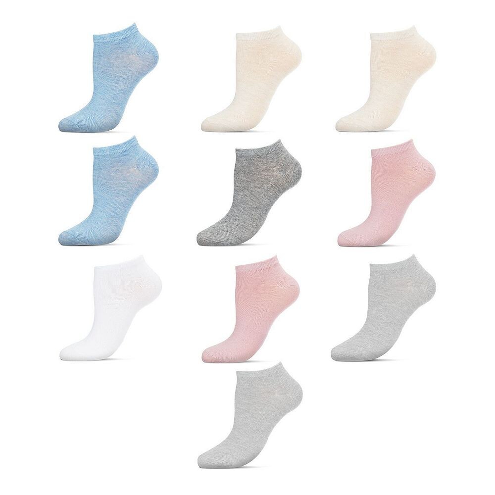 

Heathered Pastel Lowcut, упаковка из 10 пар MeMoi, цвет Blush