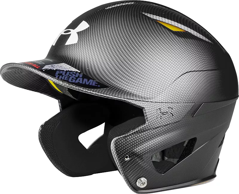 

Матовый бейсбольный шлем Under Armour Junior Converge Shadow, черный