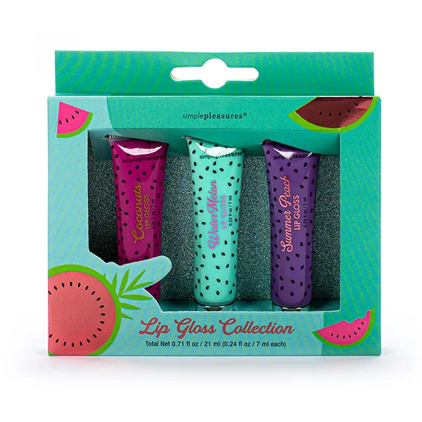 

Набор блесков для губ Set Gloss Watermelon Tri-Coastal, 1 UD