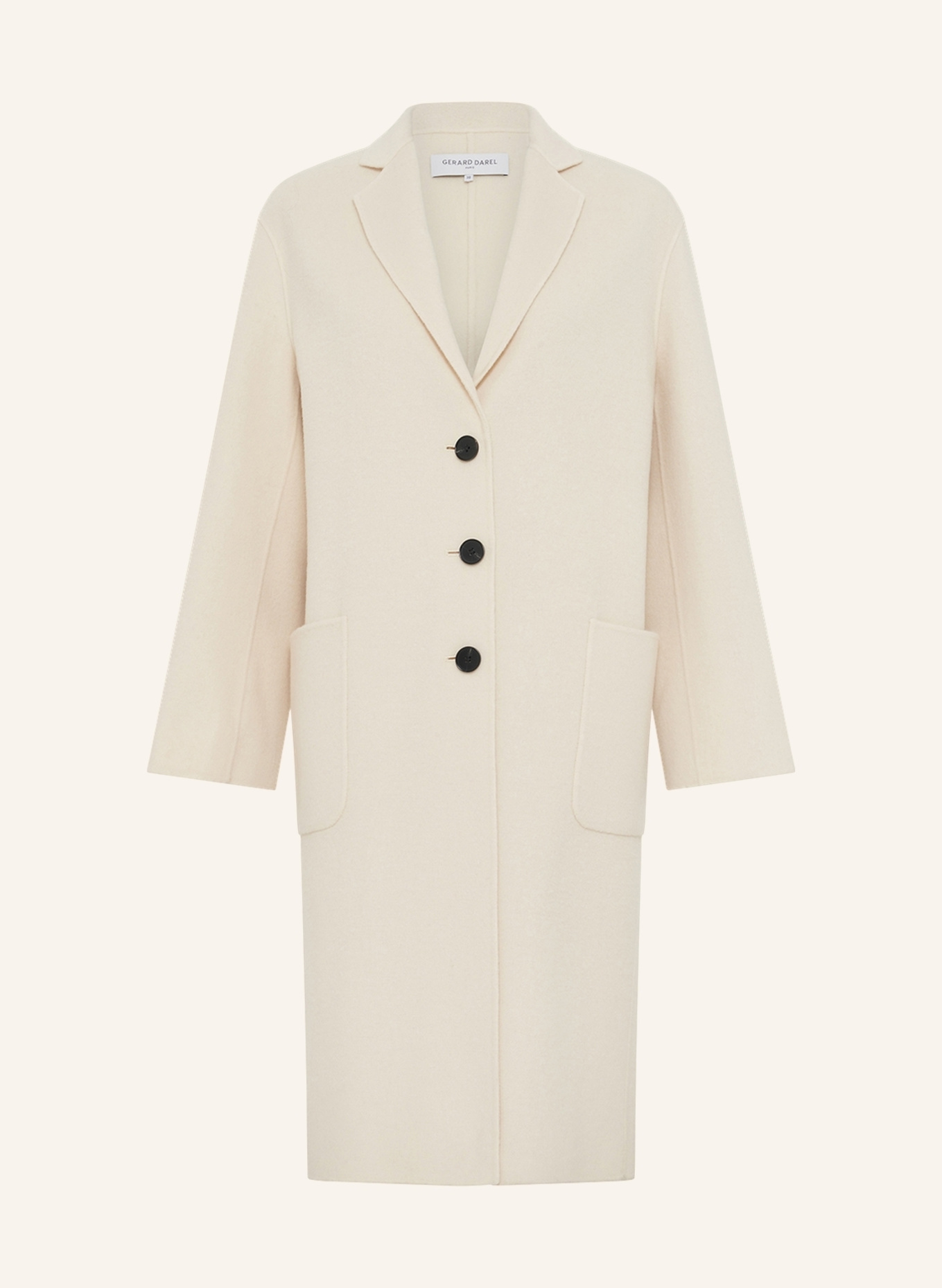 

Пальто Сара Gerard Darel, экрю