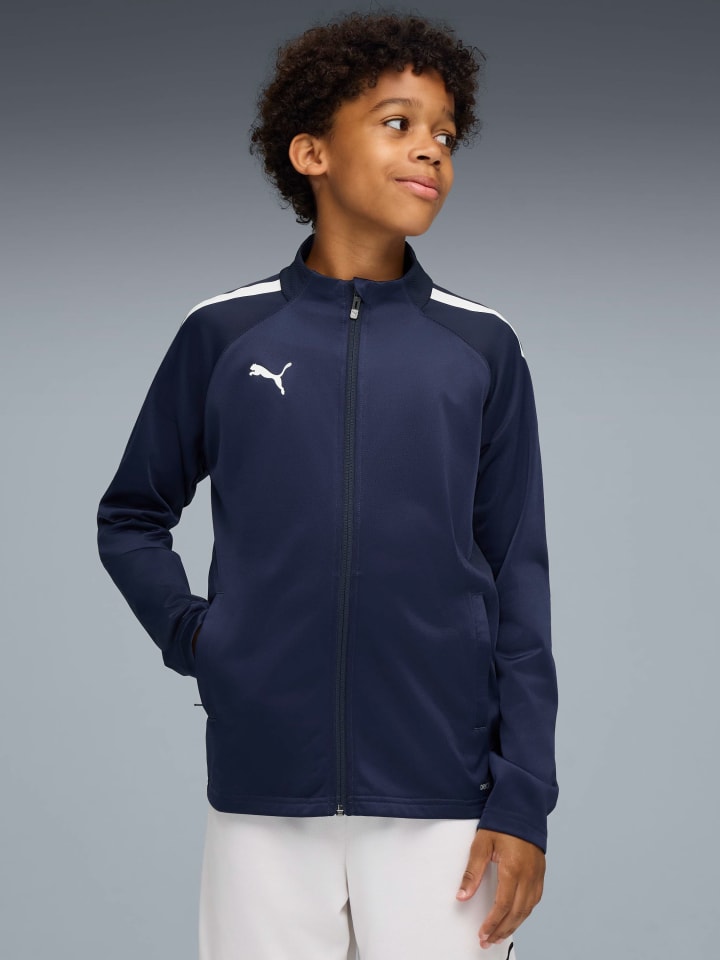 Puma Темно-синяя спортивная куртка — фото 3