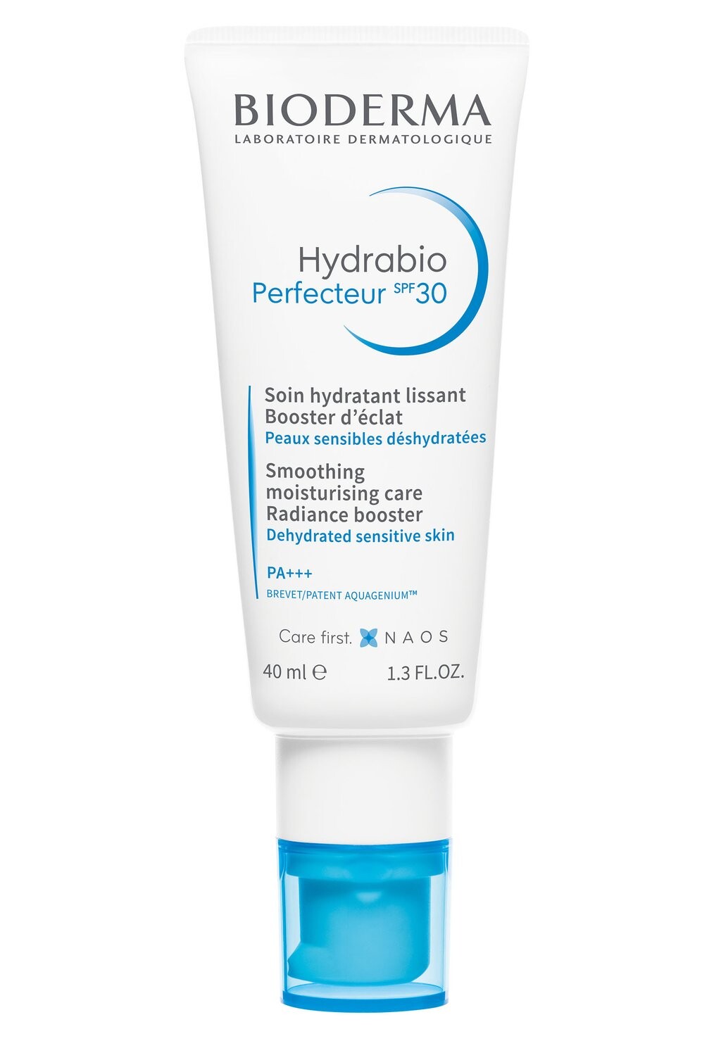 

Увлажняющий крем GESICHTSPFLEGE MIT LSF HYDRABIO PERFECTEUR LSF30 Bioderma, цвет transparent