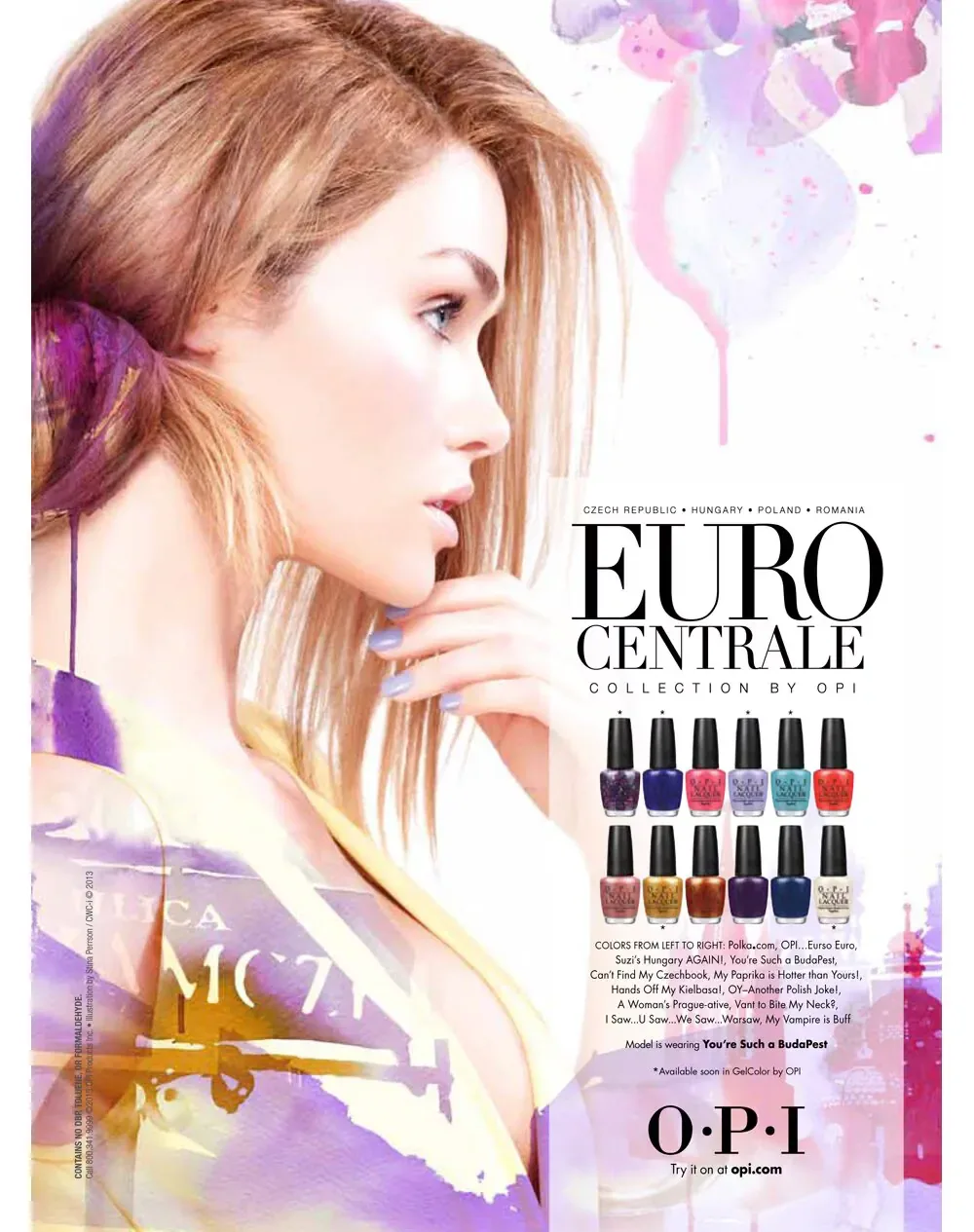Лак для ногтей You're Such a BudaPest Nail Lacquer Opi — фото 2
