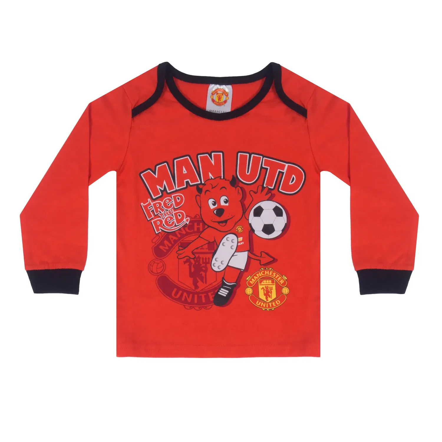 Пижама для мальчиков Manchester United FC, светло-красный — фото 2