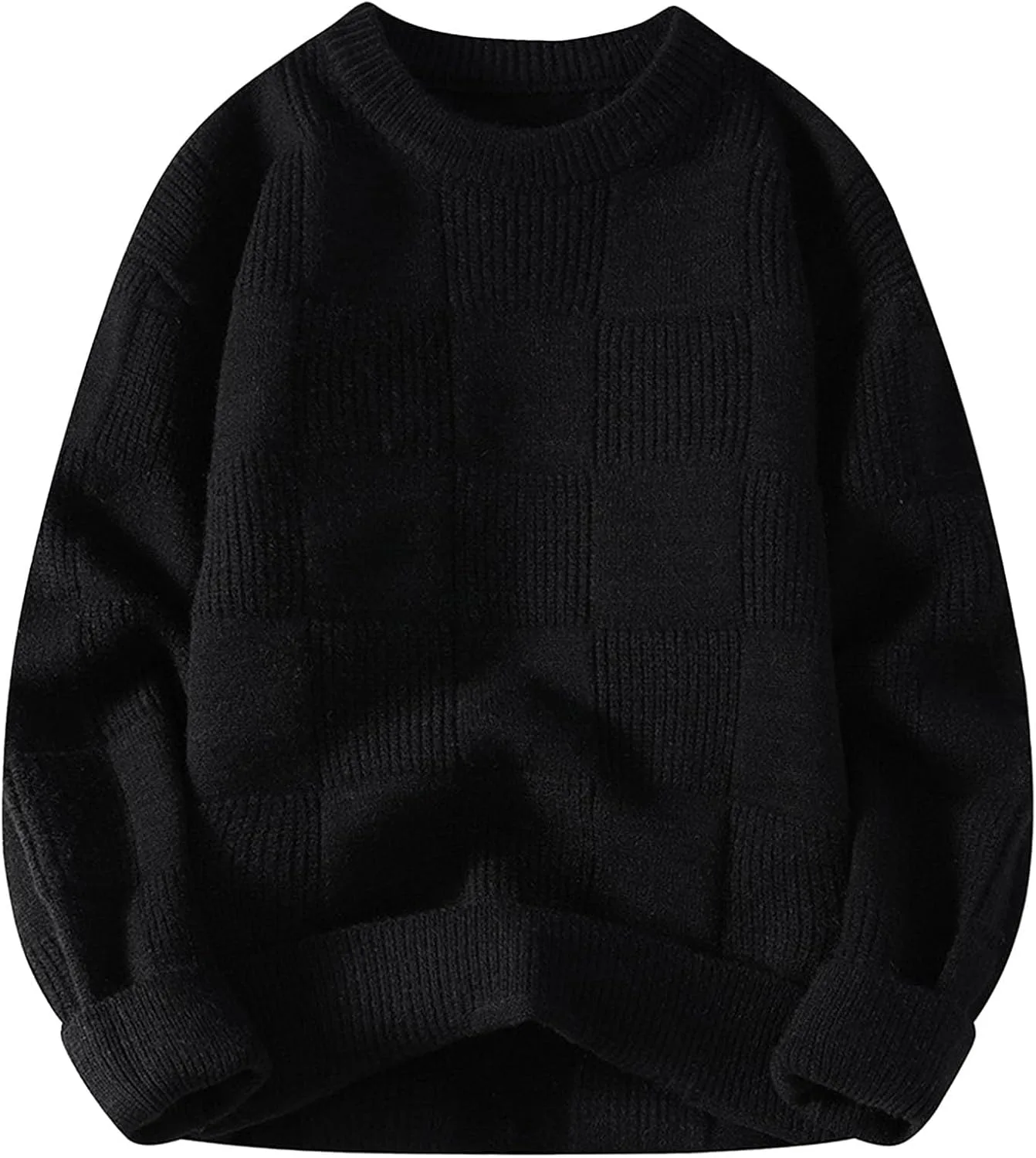 

Мужской свитер с круглым вырезом и длинными рукавами DGHM-JLMY