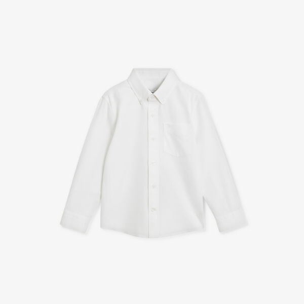 

Хлопковая рубашка с длинными рукавами Greenwich 3-9 лет Reiss, белый