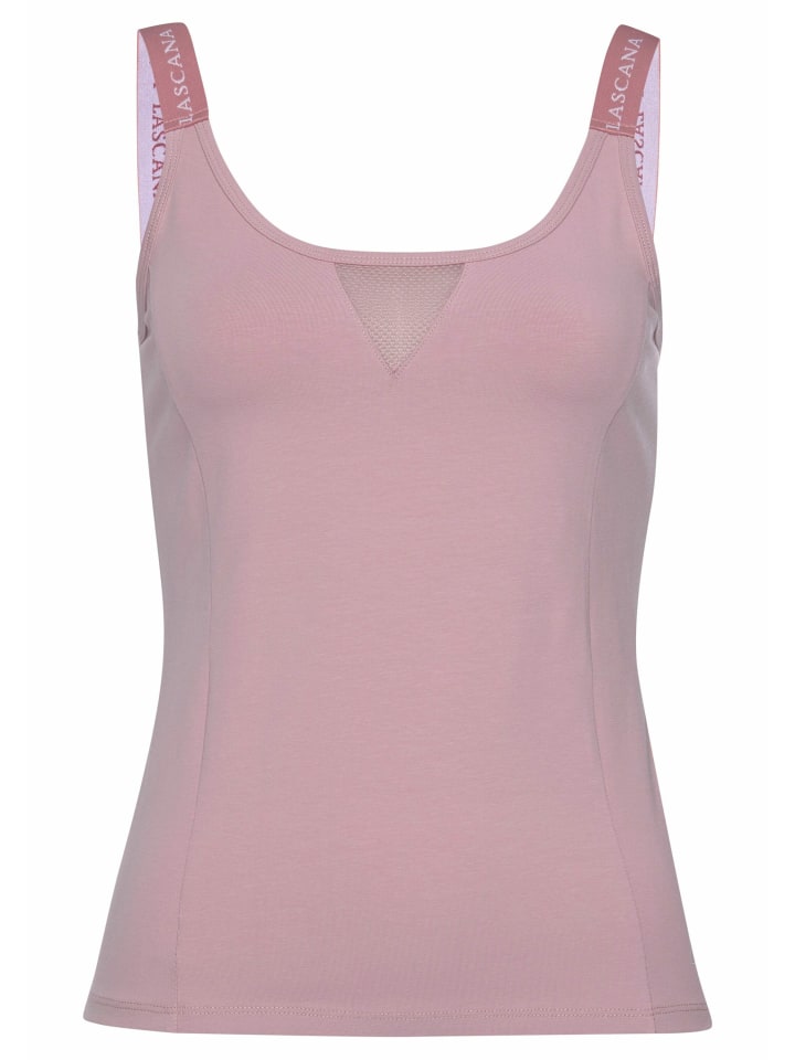 

Футболка LASCANA ACTIVE, старый розовый