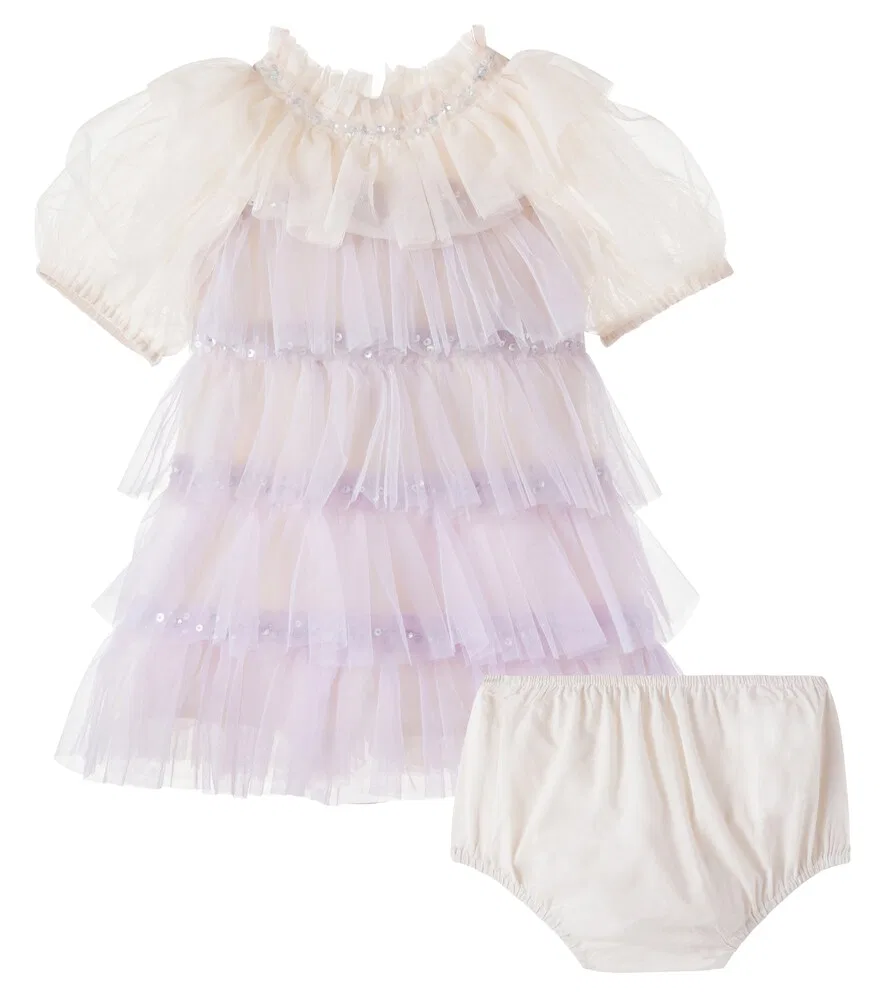 Комплект Baby Love Parade: платье и панталонки Tutu Du Monde, белый