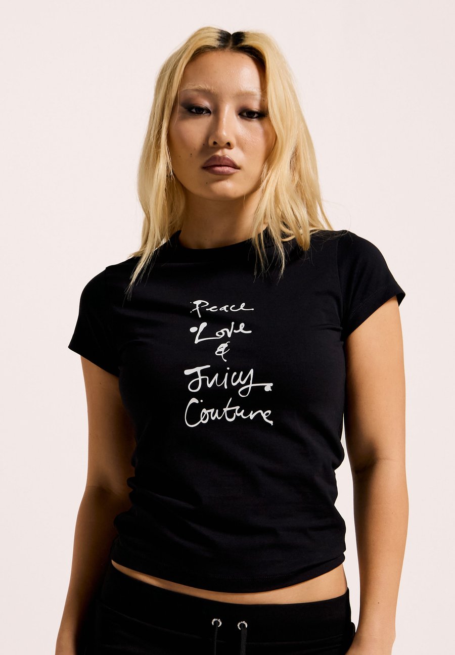 

Футболка Juicy Couture Print T-shirt, Black, Черный, Футболка Juicy Couture Print T-shirt, Black