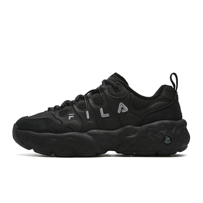 

FILA Мужские повседневные кроссовки Low top черные с амортизацией MUFFIN, устойчивые к истиранию, легкие, термостойкие