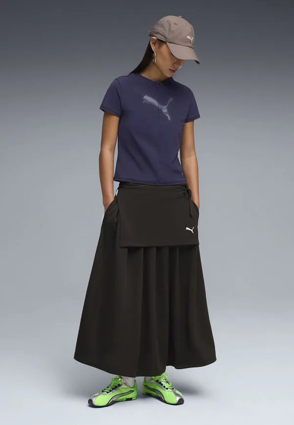 

Футболка с графическим принтом "dare to half zip" Puma, Deep Plum, Фиолетовый, Футболка с графическим принтом "dare to half zip" Puma, Deep Plum