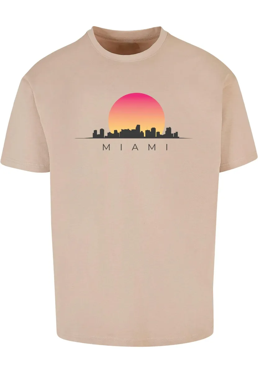

Футболка Merchcode "Мужская футболка Merchcode Miami Heavy Oversize-BY102", цвет Wet Sand