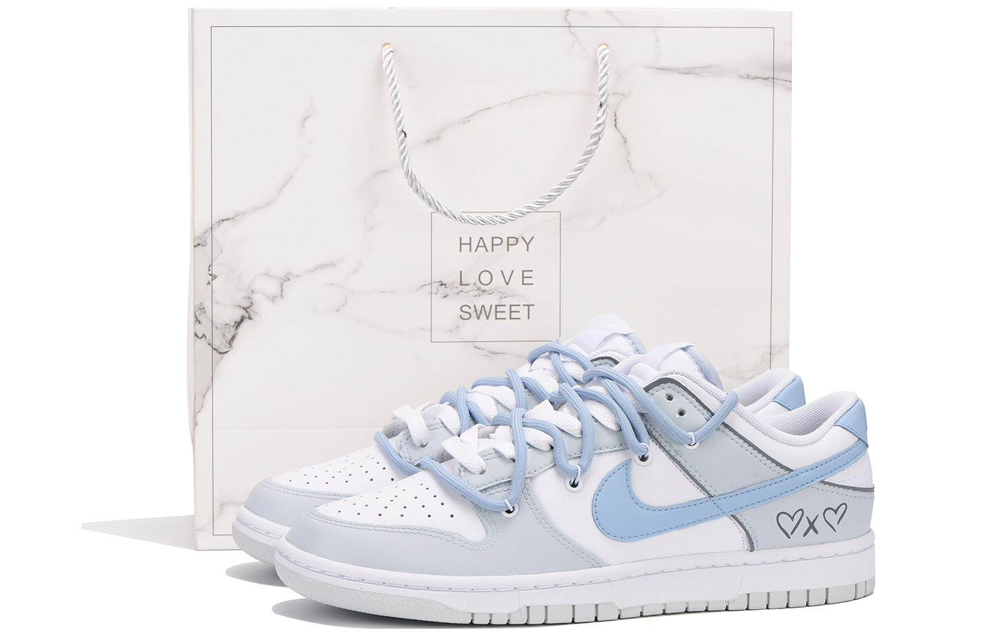 

Кроссовки Nike Dunk Skateboard Shoes Women's Low-Top White, Белый, Кроссовки Nike Dunk Skateboard Shoes Women's Low-Top White