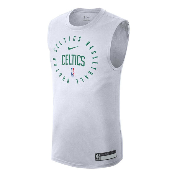 

Футболка boston celtics sleeveless t-shirt 'white' Nike, белый