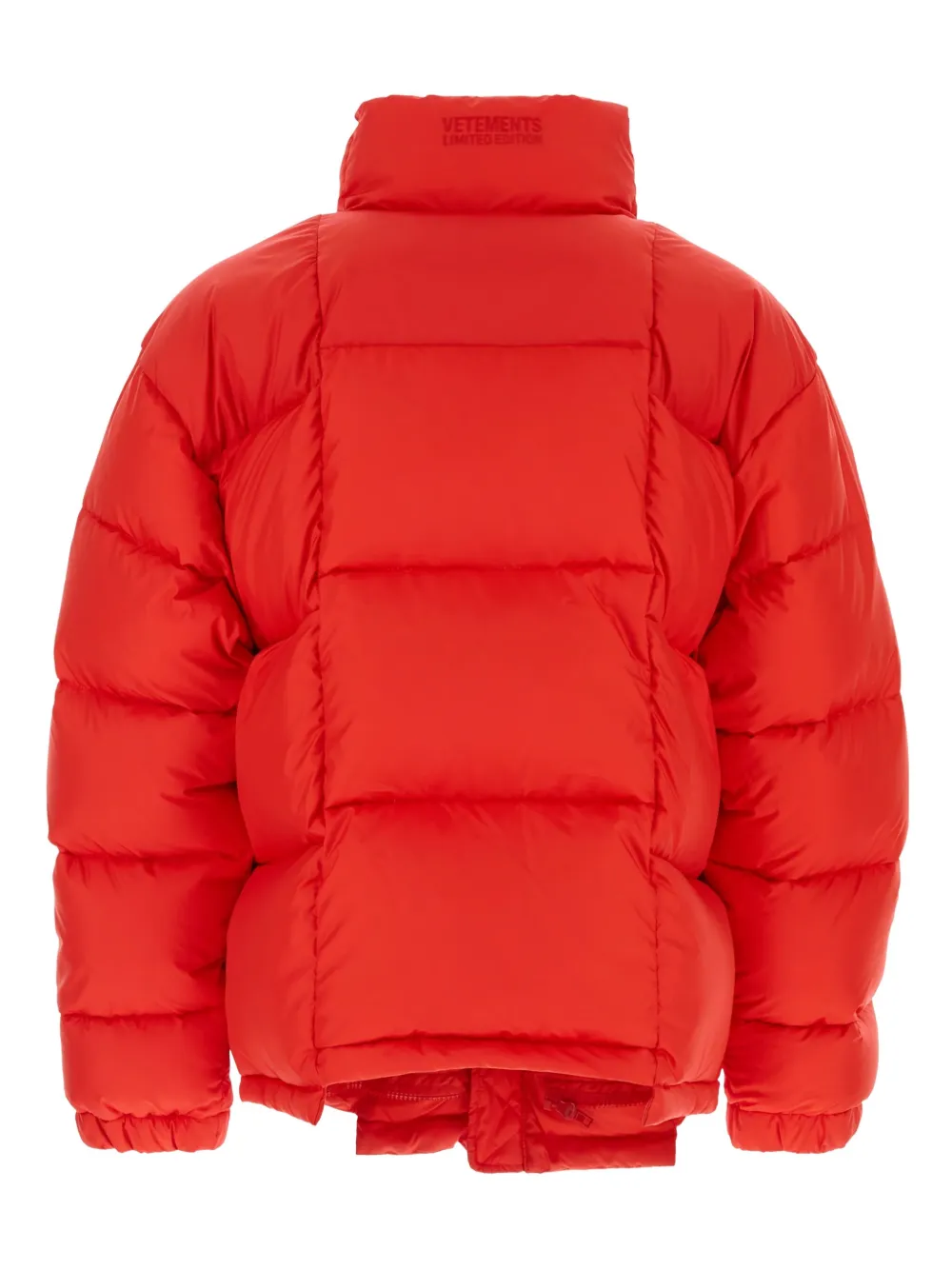 Стеганая куртка-пуховик с длинными рукавами VETEMENTS, красный — фото 2