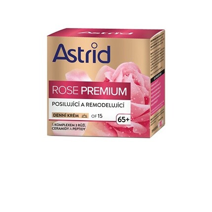 

Укрепляющий и ремоделирующий дневной крем SPF 15 Rose Premium 50 мл Astrid