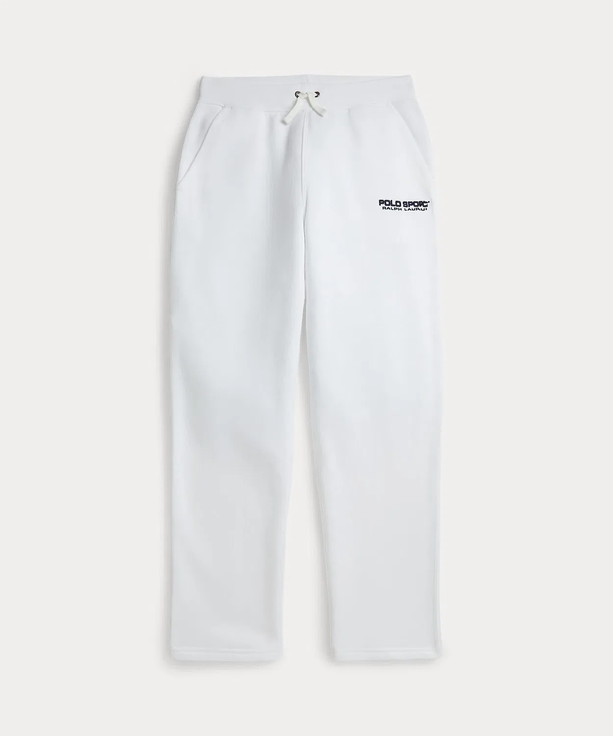 Флисовые спортивные штаны Polo Sport из смесового хлопка, белые