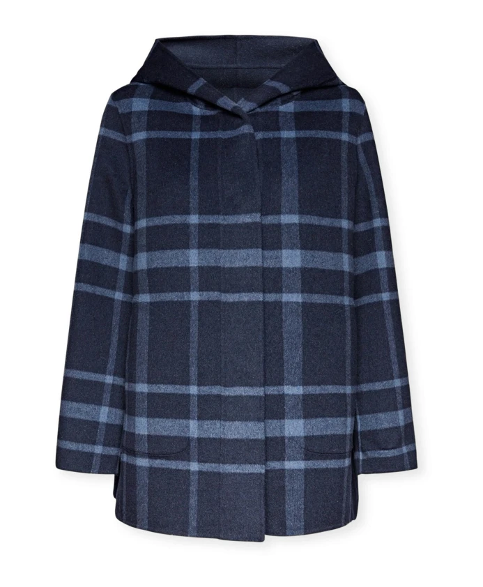 

Повседневное пальто в клетку Elena Mirã², синий