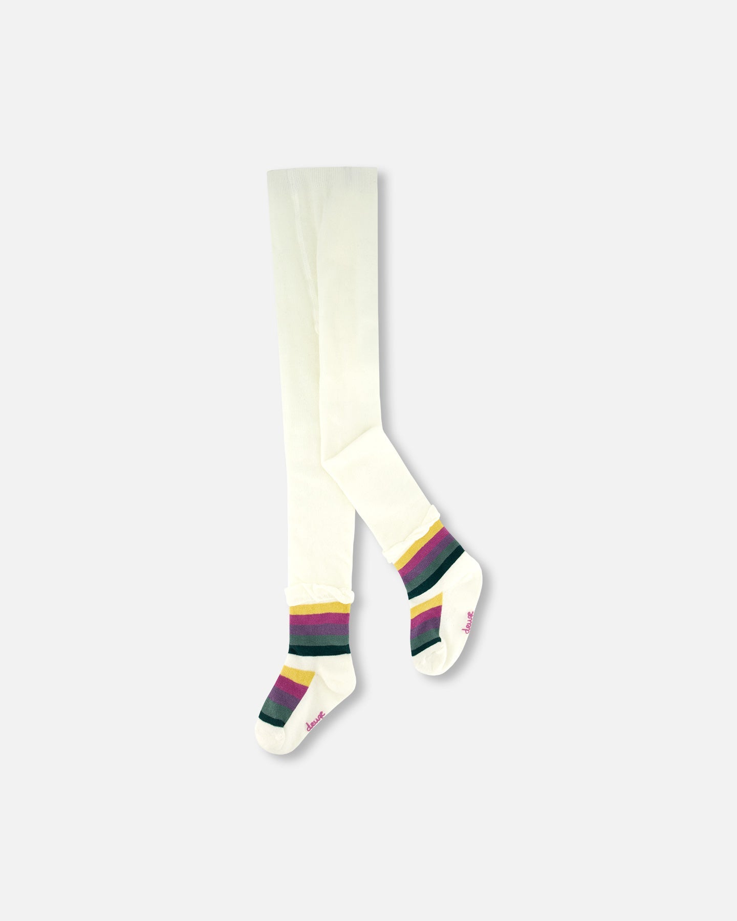 

Трикотажные колготки в полоску, оттенок Off White Deux par Deux