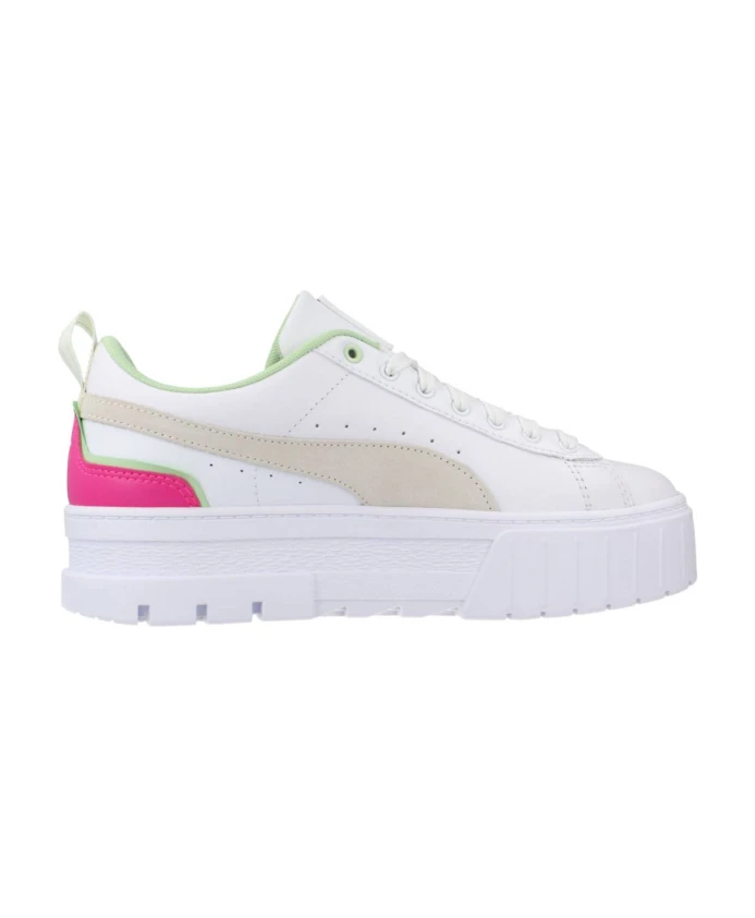 Разноцветные женские кроссовки Mayze Puma, белый — фото 4