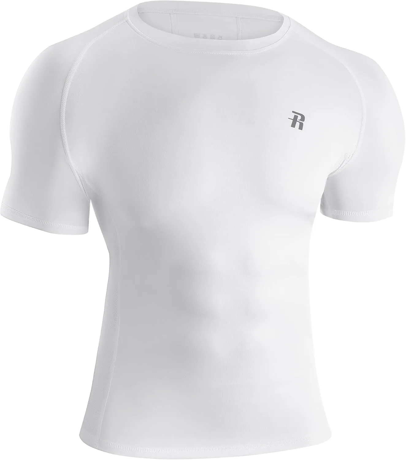 

Runhit мужская компрессионная футболка с коротким рукавом, быстросохнущая