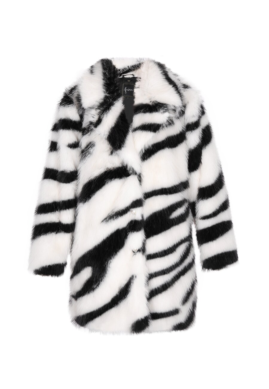 

Межсезонное пальто faina Between-Seasons Coat, черный/белый