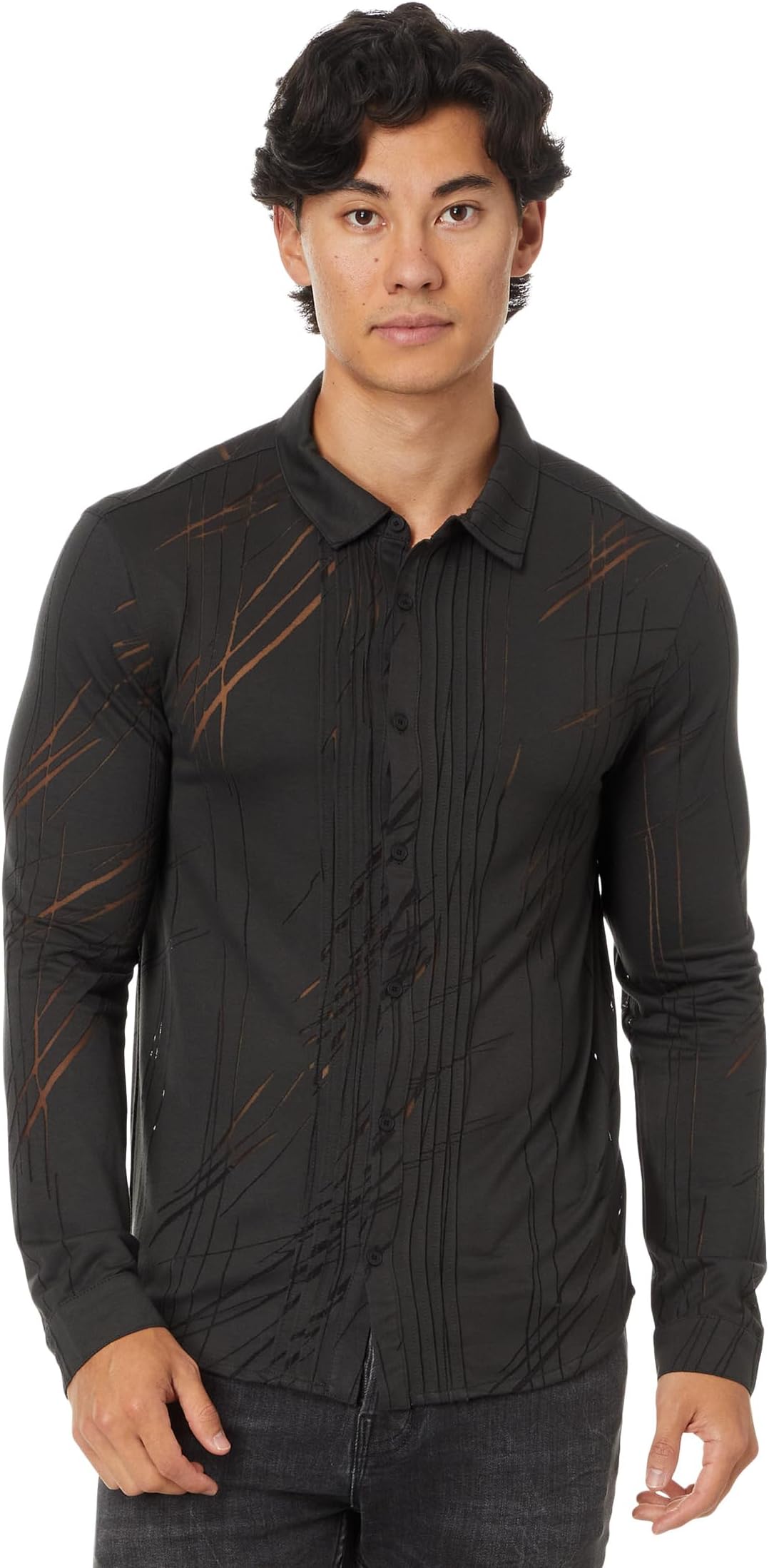 

Рубашка John Varvatos Phoenix Shirt K6327W24, цвет Carbon Grey