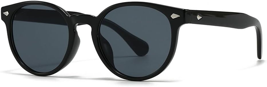 

Круглые солнцезащитные очки для мужчин и женщин с защитой от УФ-излучения UV400, желтого цвета, для занятий спортом на открытом воздухе и верховой езды UYPTK, C1 Black Black