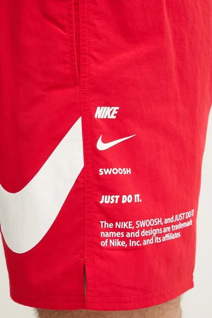 Плавки мужские с эластичным поясом Nike, красный — фото 4