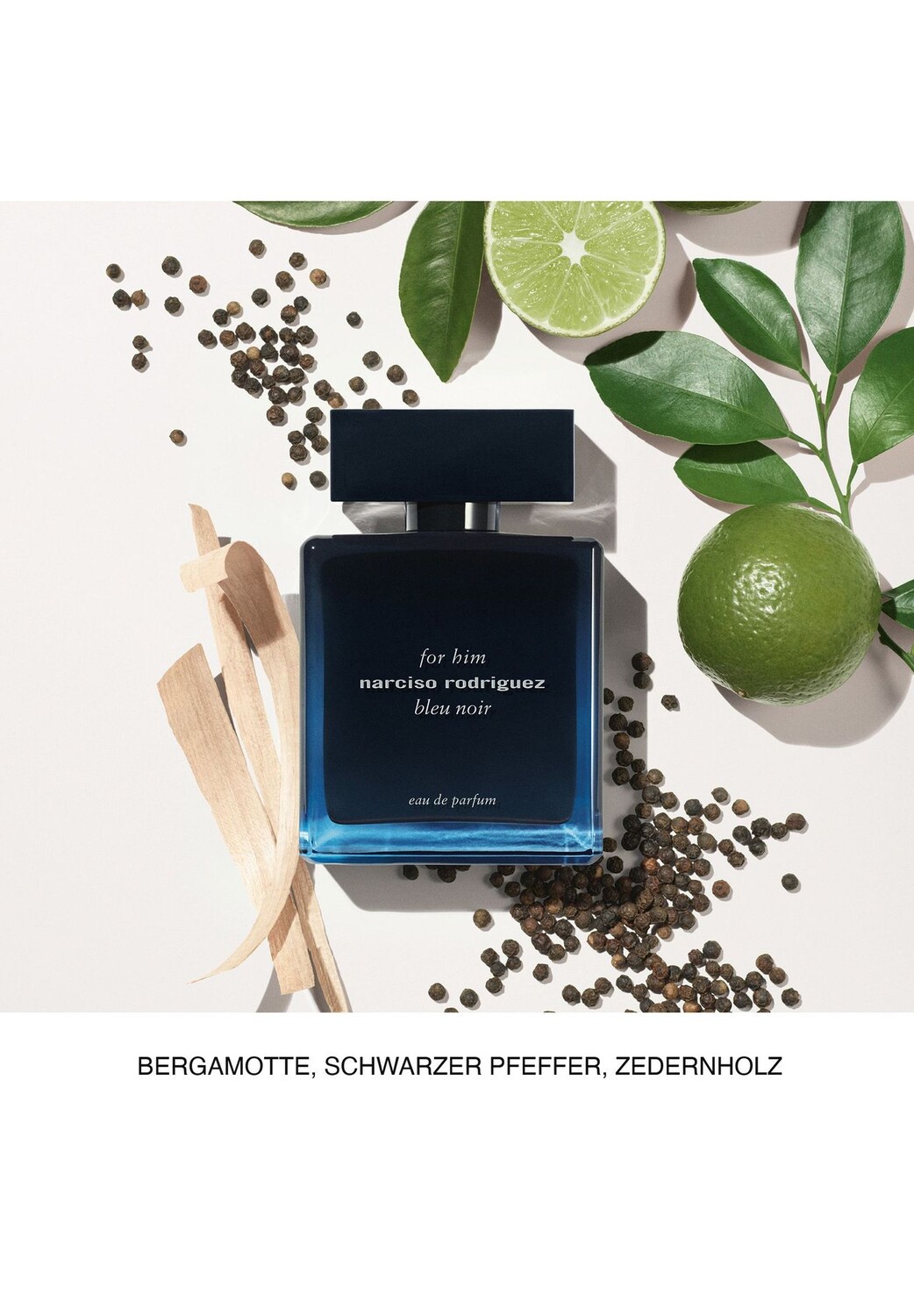 For Him Bleu Noir, парфюмированная вода 50ml narciso rodriguez — фото 3