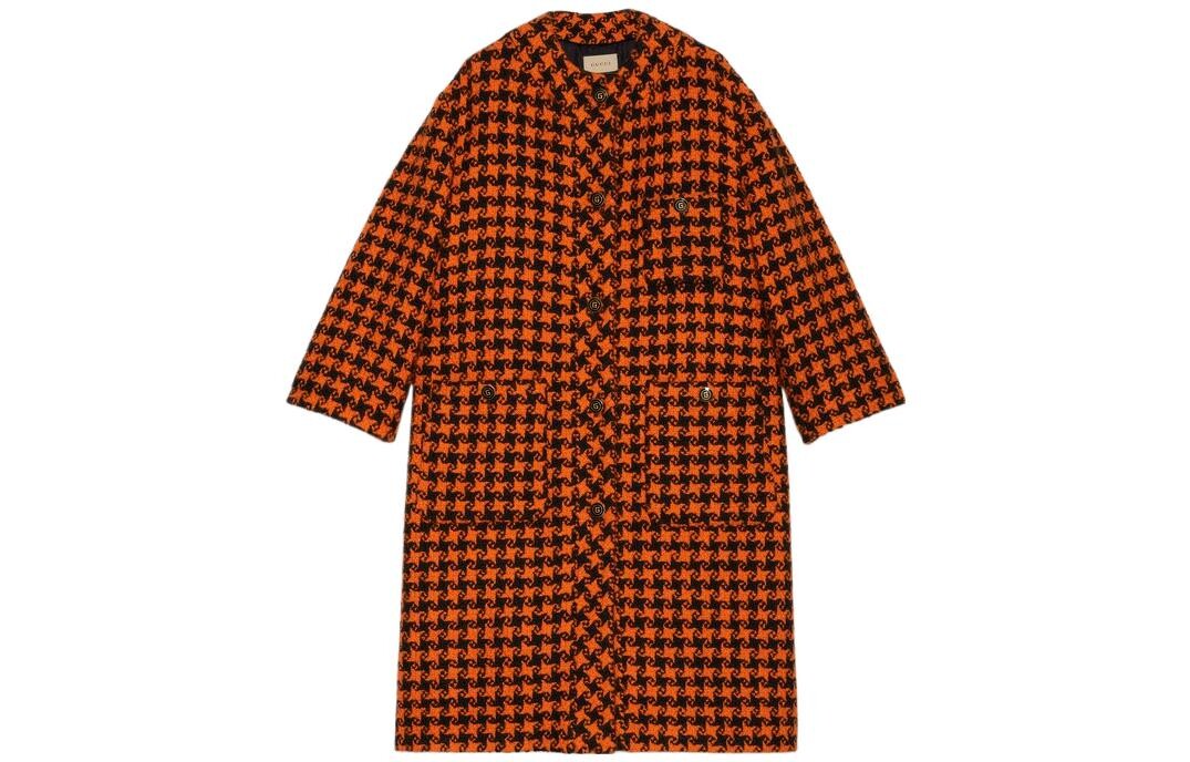

Пальто женское оранжевое Gucci