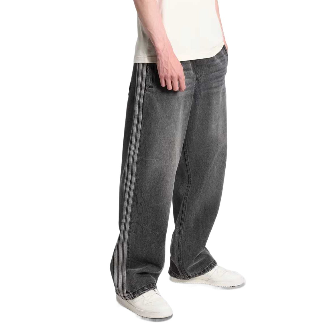 Хлопковые брюки Adidas Adidas Originals, черный — фото 3