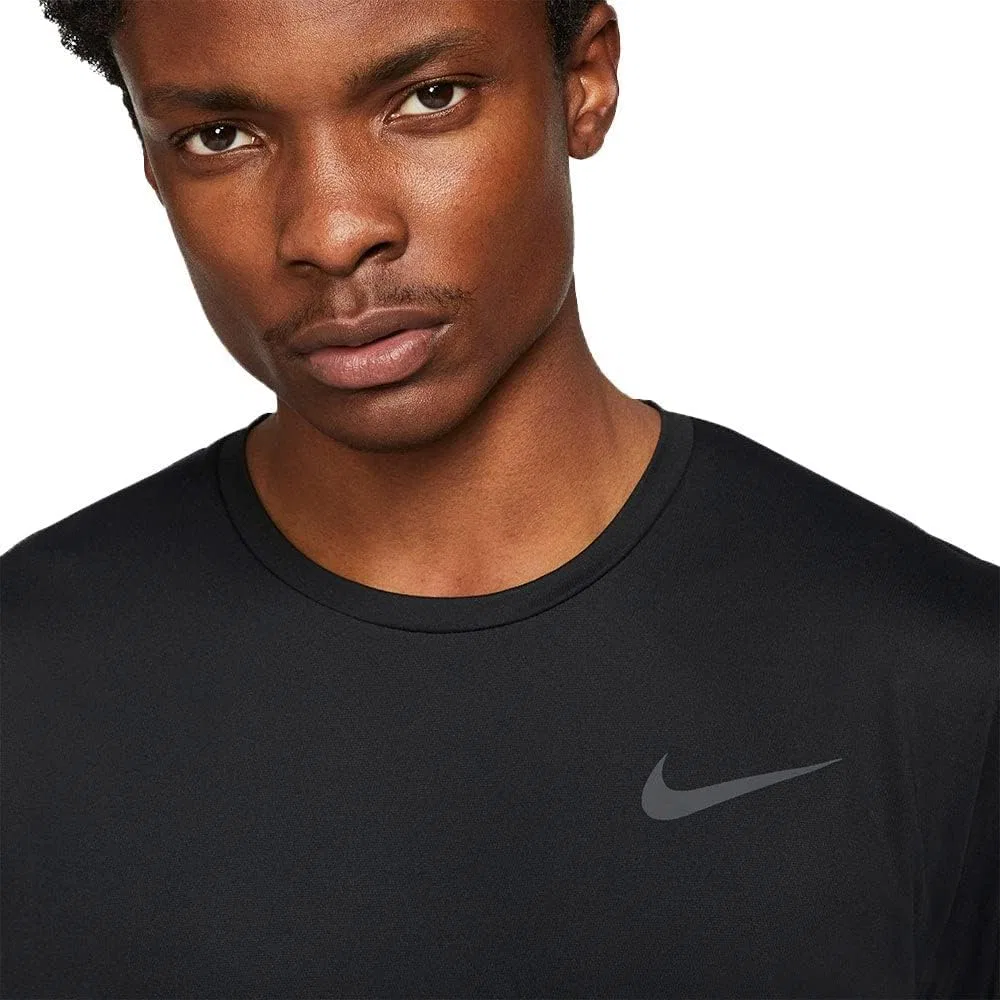 Футболка Nike Pro Dri-FIT, Black/Dark Grey — фото 4