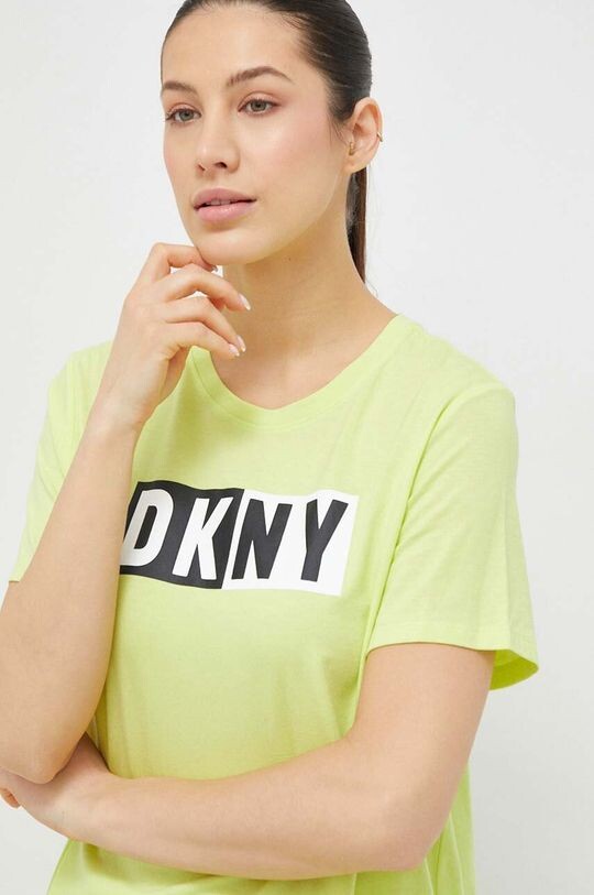 

Прекрасная футболка DKNY, зеленый, Красный, Прекрасная футболка DKNY, зеленый