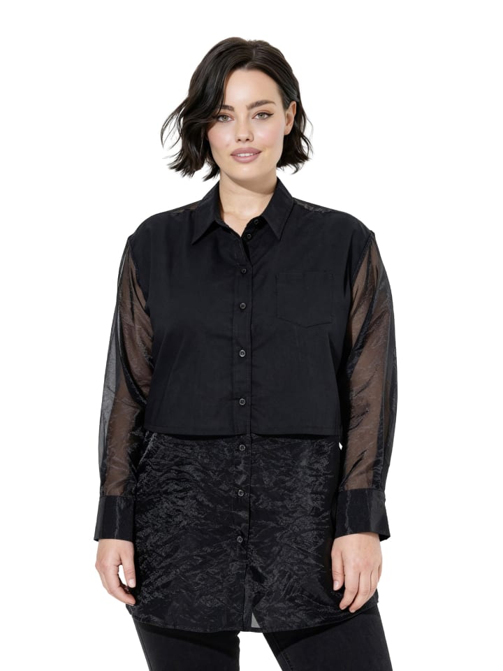 

Ulla Popken Черная блузка