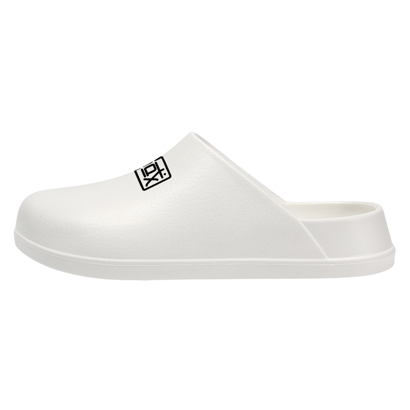 

LONGYING Универсальные белые тапочки EVA с закрытым носком и устойчивостью к истиранию, цвет White