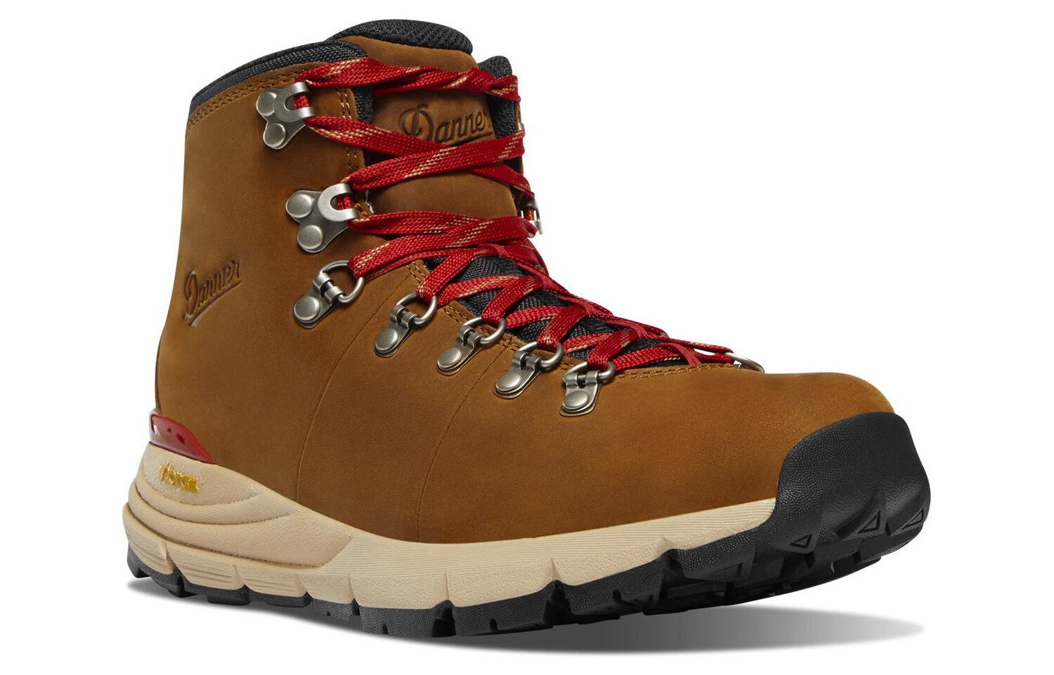 Ботинки Mountain 600 Outdoor женские коричневые бежево-красные Danner — фото 2