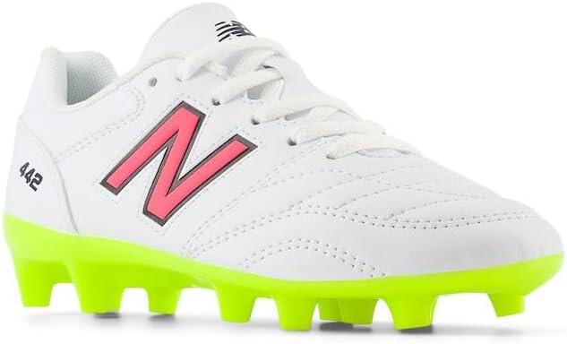 Детские кроссовки New Balance Unisex-Child 442 Academy Fg V2, белый/черный — фото 4